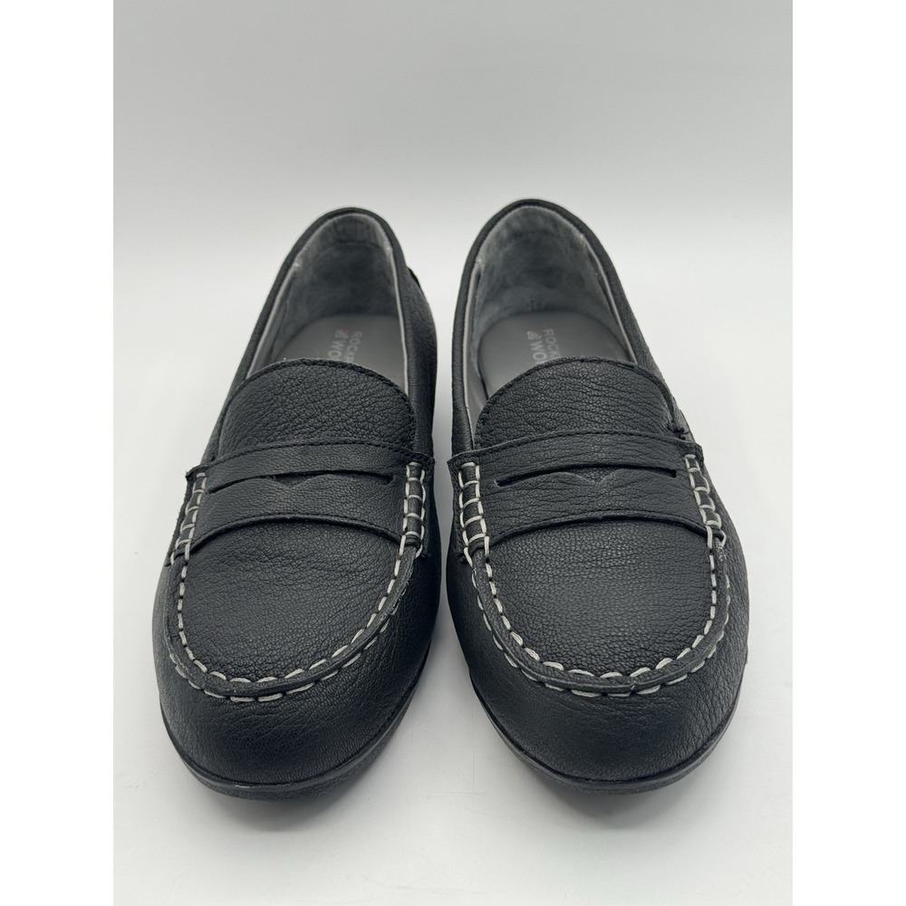 Rockport Works Top Shore Penny Loafer (Women) Black Size 11M Steel toe - Picture 2 of 14